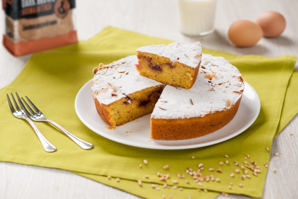 Torta di Linzer Montata fatta in casa con lo zucchero di canna Dark Brown di Italia Zuccheri