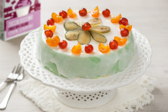 Cassata Siciliana con mousse alla ricotta e Zuccherissimo