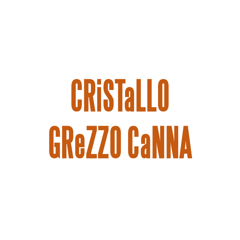 Cristallo Grezzo di Canna, zucchero all'ingrosso per pasticceria